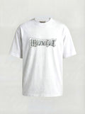 T-SHIRT ESSENTIAL  "MIDNIGHT ARGENTO" - BIANCO