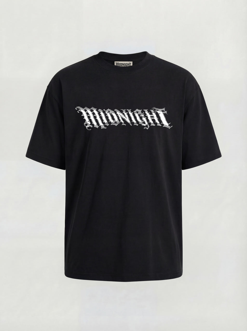 T-SHIRT ESSENTIAL  "MIDNIGHT 3D" - NERO