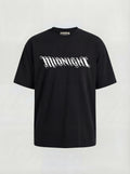 T-SHIRT ESSENTIAL  "MIDNIGHT 3D" - NERO