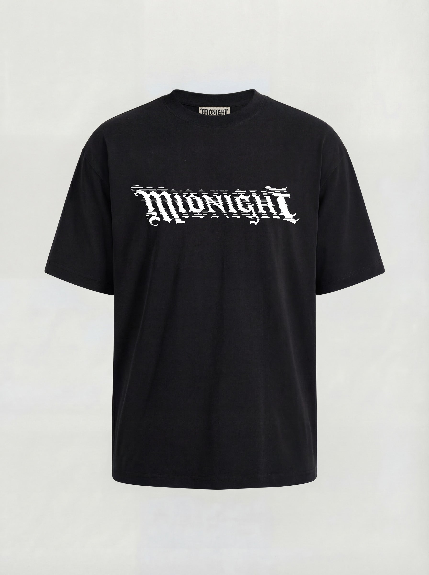 T-SHIRT ESSENTIAL  "MIDNIGHT 3D" - NERO