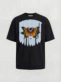 T-SHIRT ESSENTIAL  "BUTTERFLY" - NERO