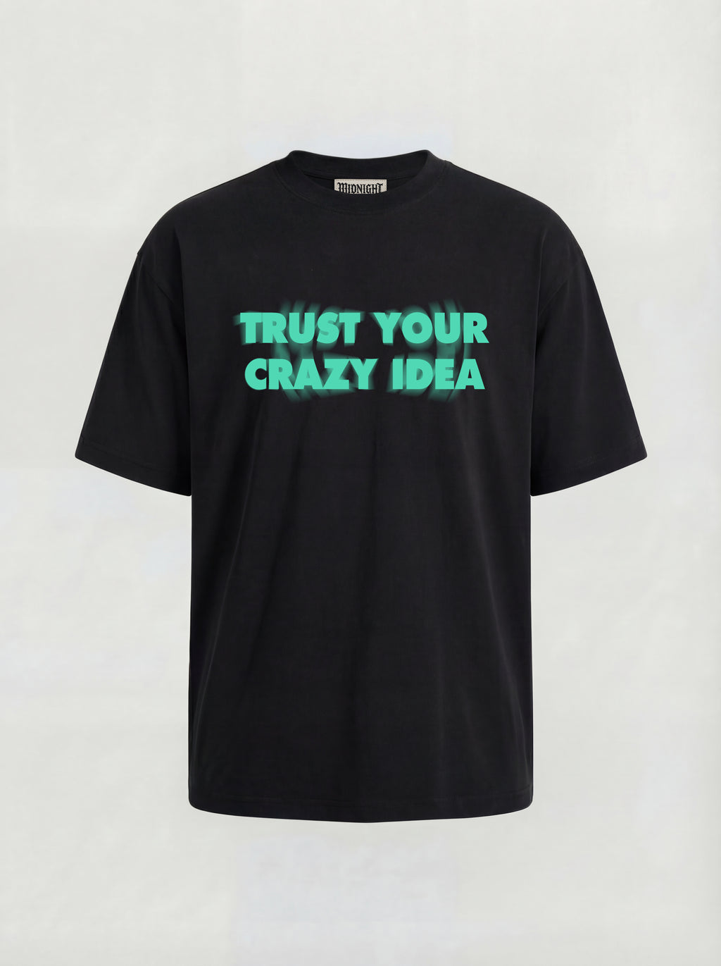 T-SHIRT ESSENTIAL  "TRUST LOVE" - NERO