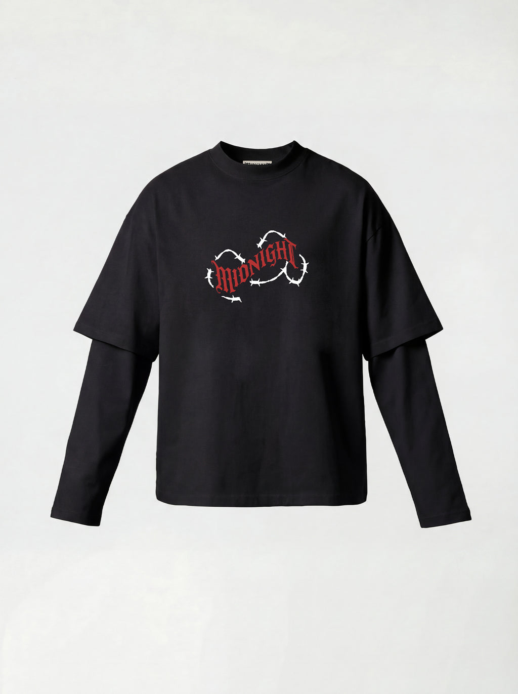 T-SHIRT LONG SLEEVE "HOPE DREAM" - NERO