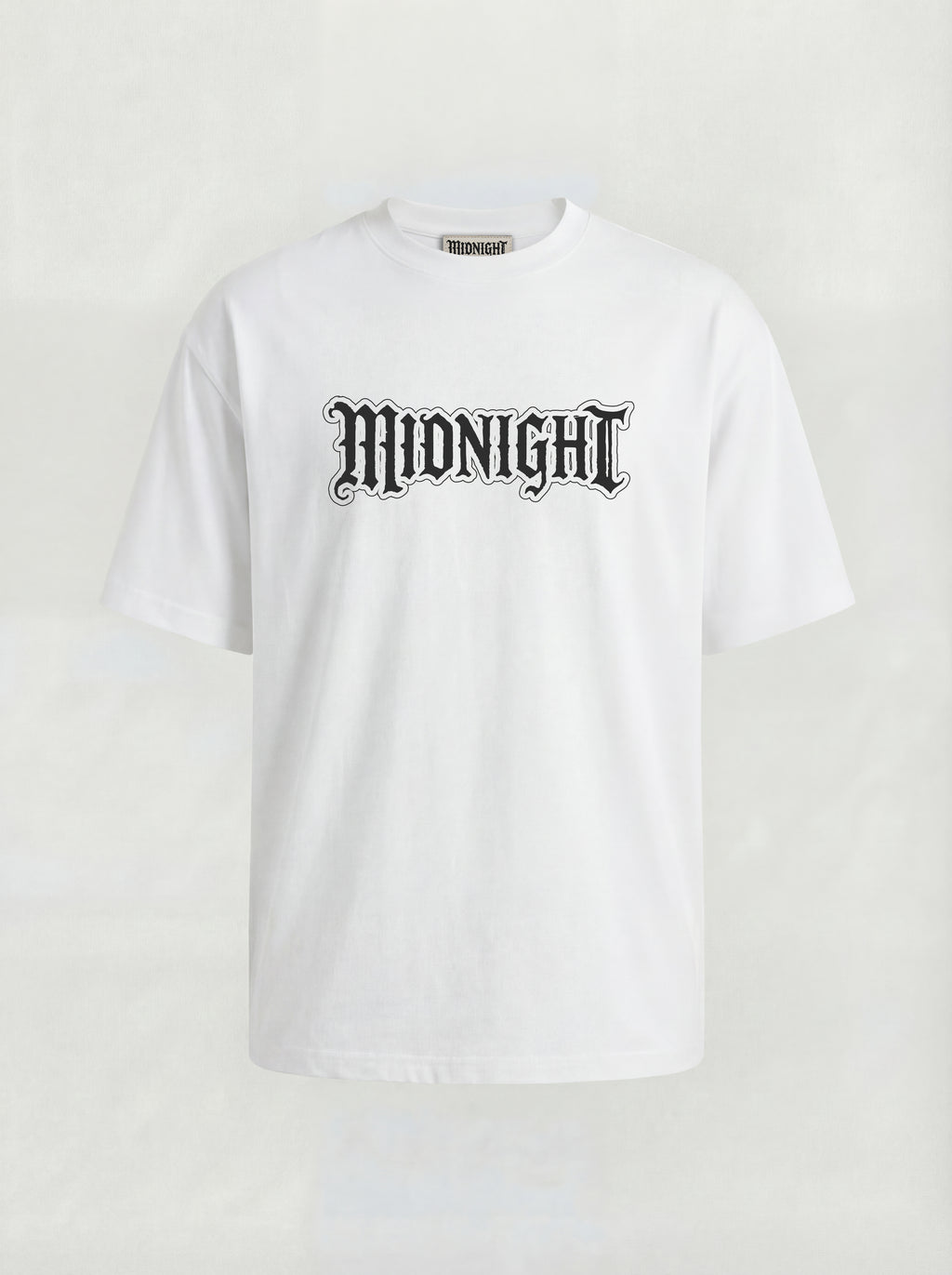 T-SHIRT ICON  "MIDNIGHT" - BIANCO