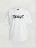 T-SHIRT ICON  "MIDNIGHT" - BIANCO