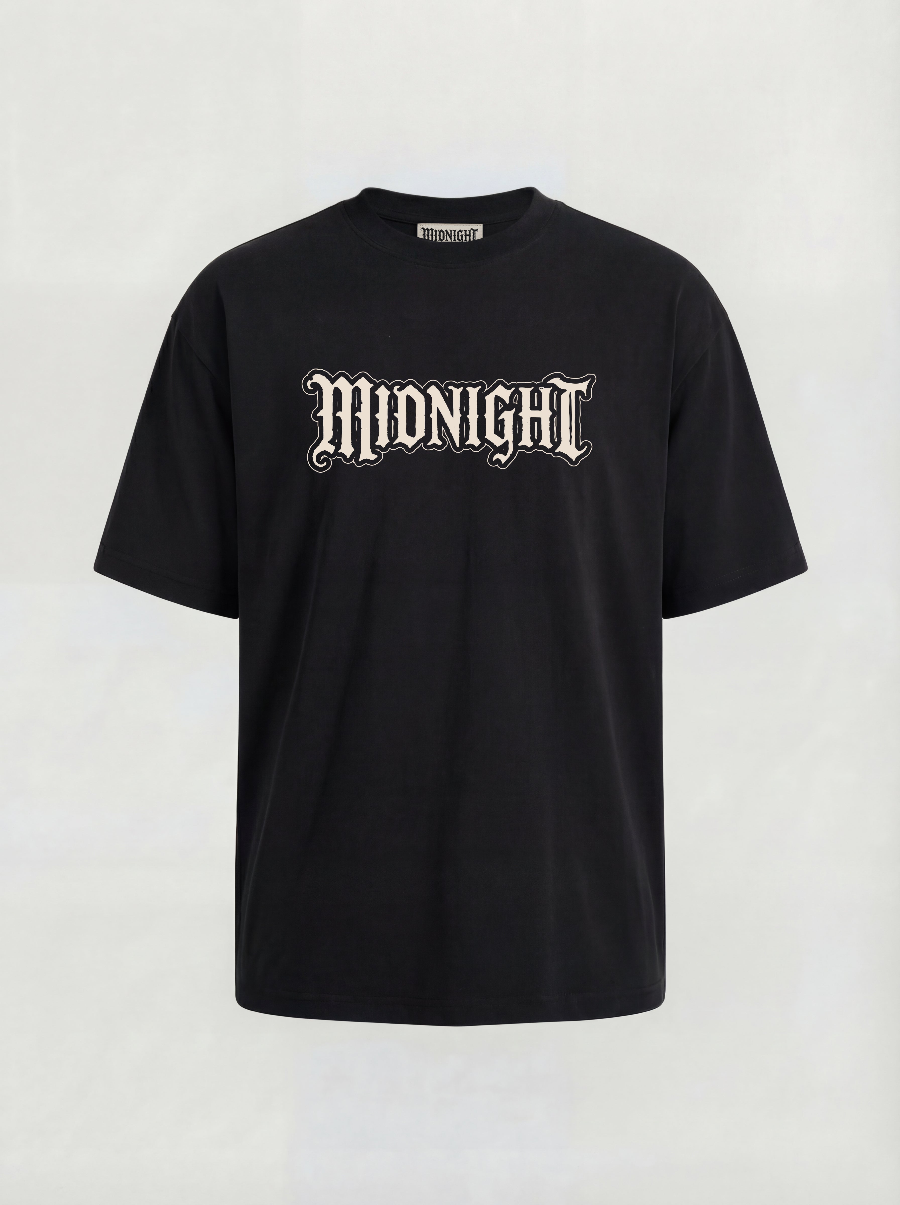 T-SHIRT ICON  "MIDNIGHT" - NERO