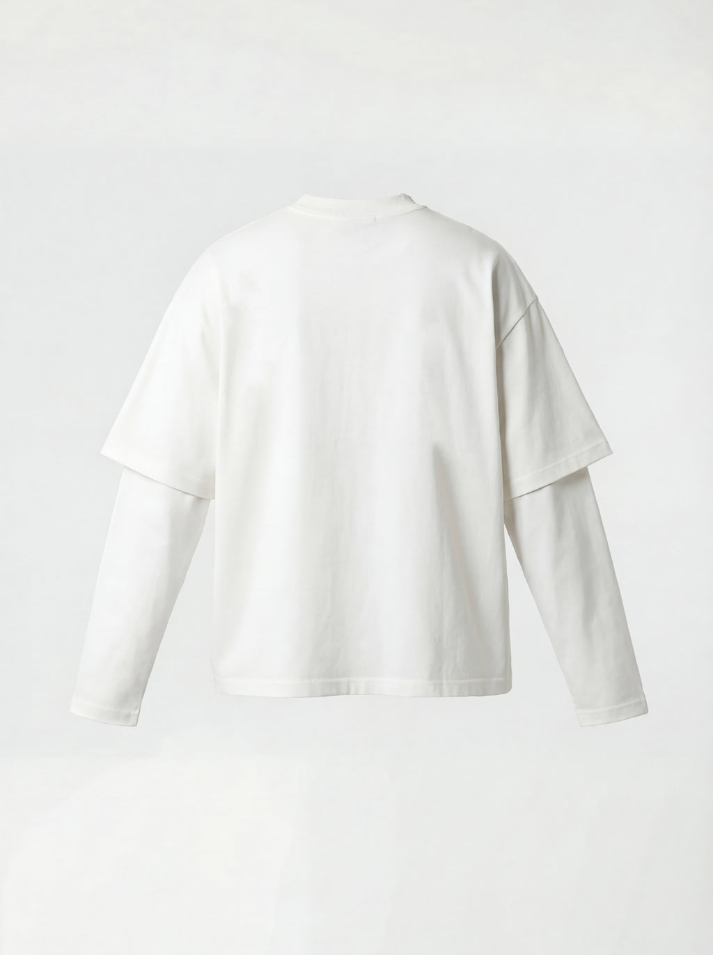 T-SHIRT LONG SLEEVE "MIDNIGHT ICON" - BIANCO