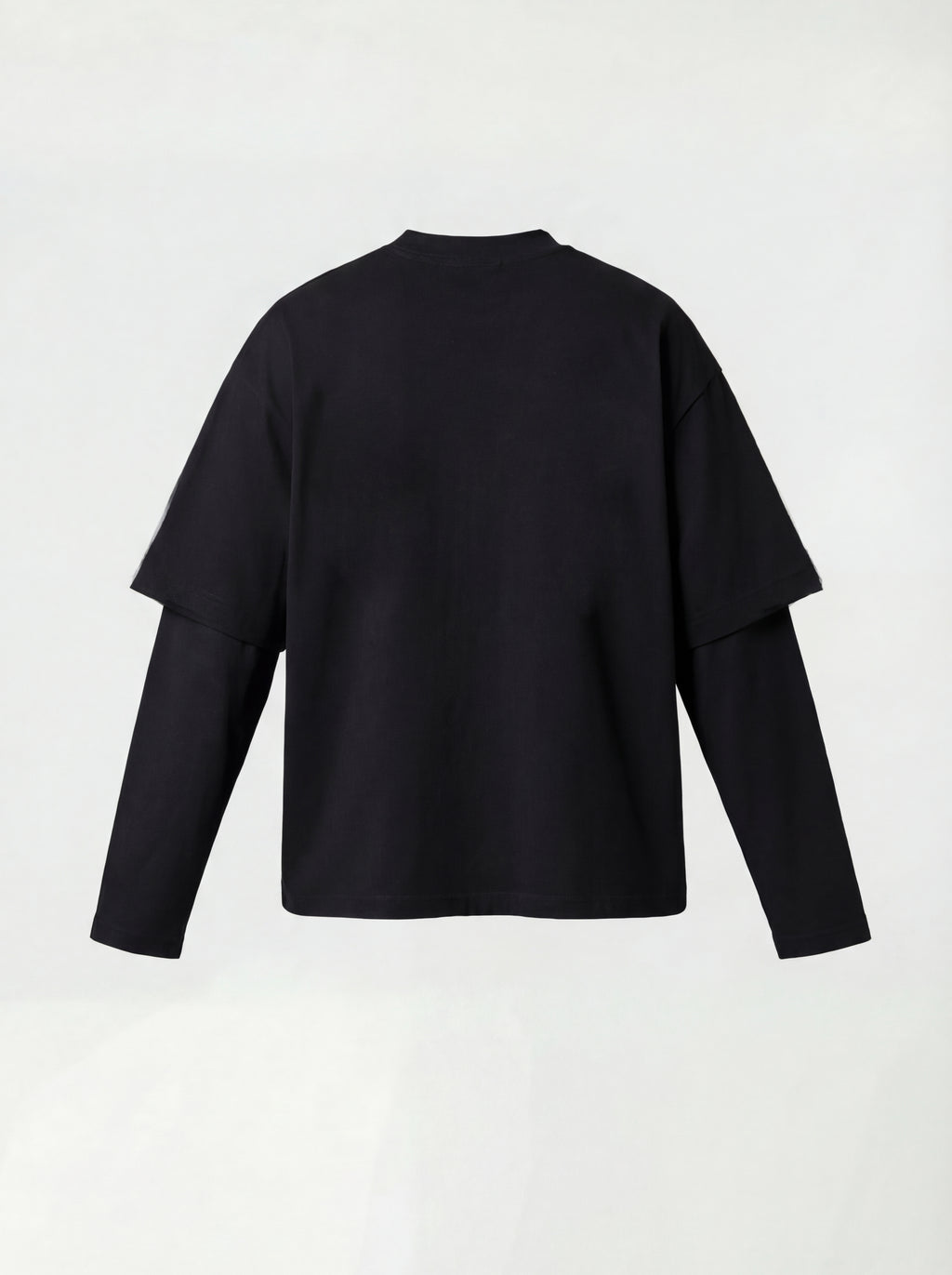 T-SHIRT LONG SLEEVE "MIDNIGHT ICON" - NERO