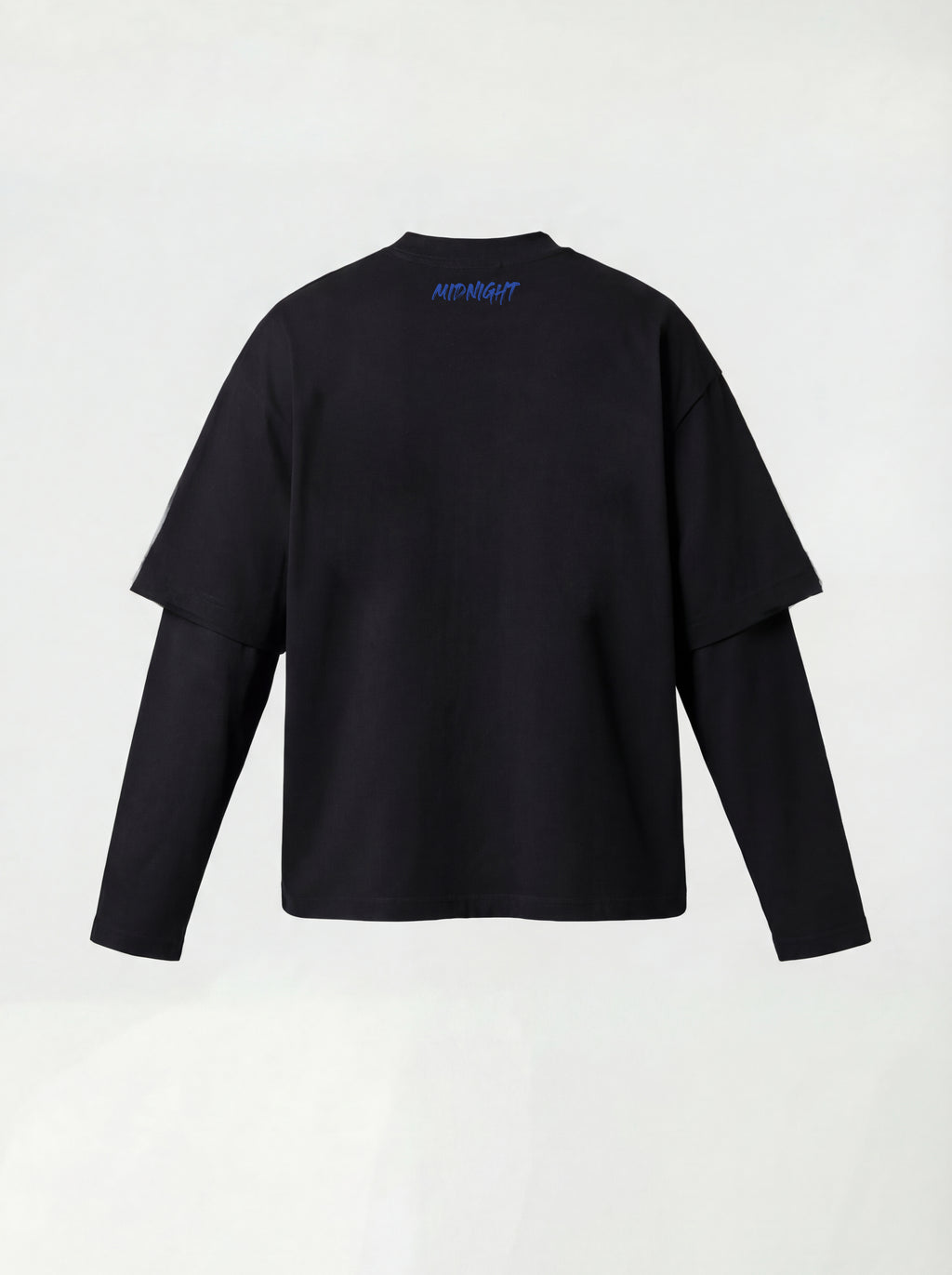 T-SHIRT LONG SLEEVE "U.S.A. PATRIOTIC"" - NERO