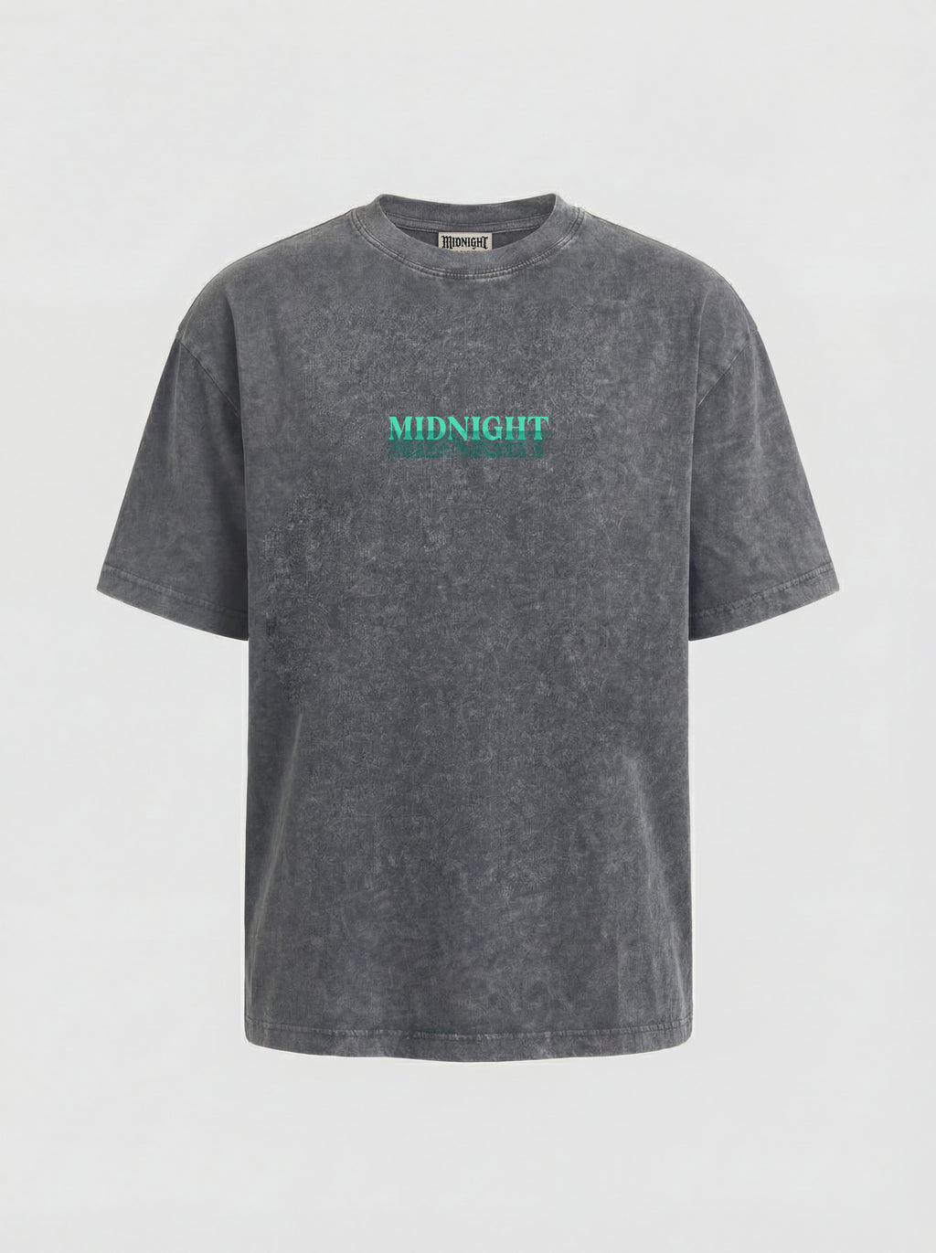 WASHED T-SHIRT "PSYCHOTIC" - LIGHT GREY