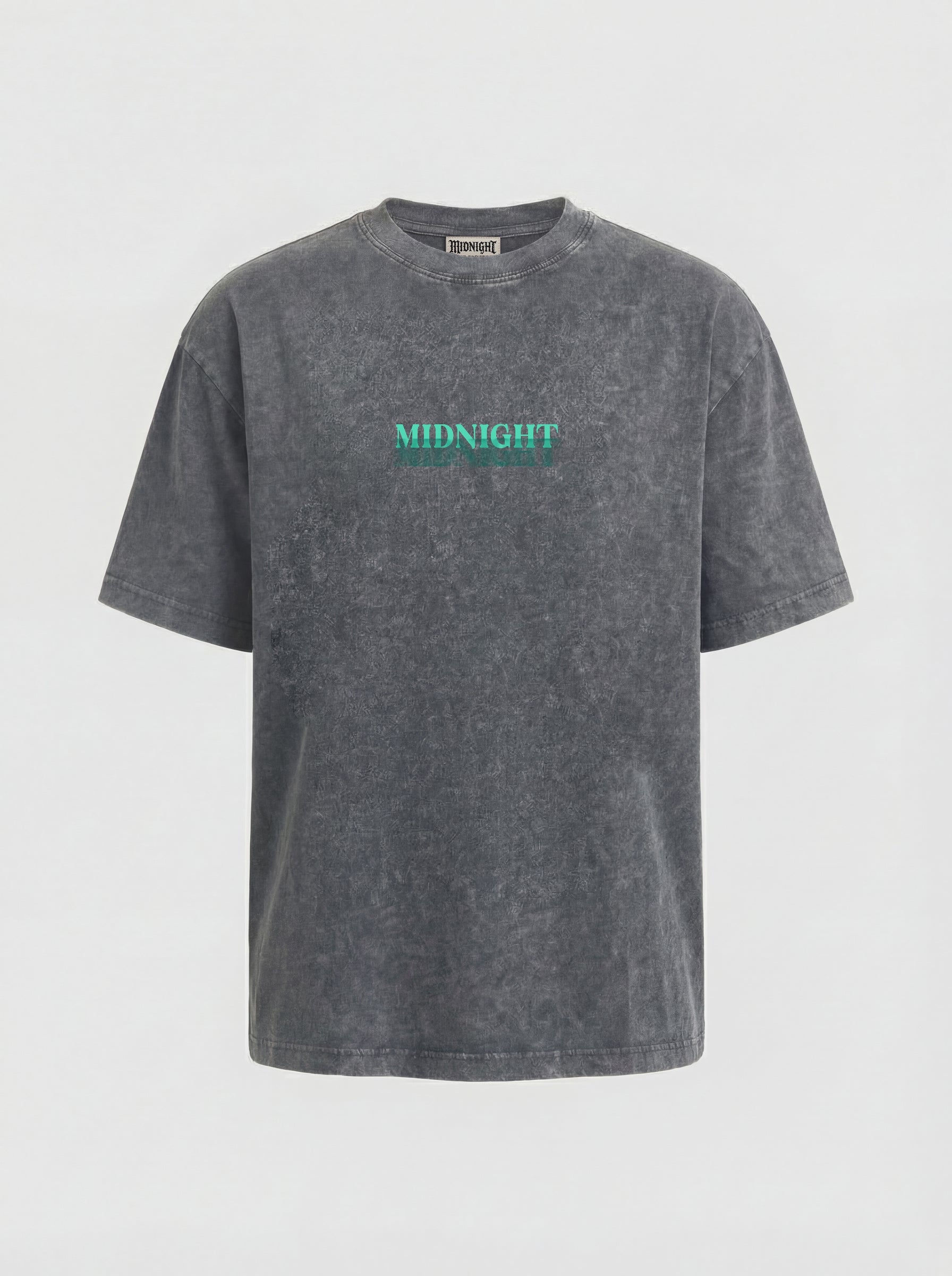 WASHED T-SHIRT "PSYCHOTIC" - LIGHT GREY