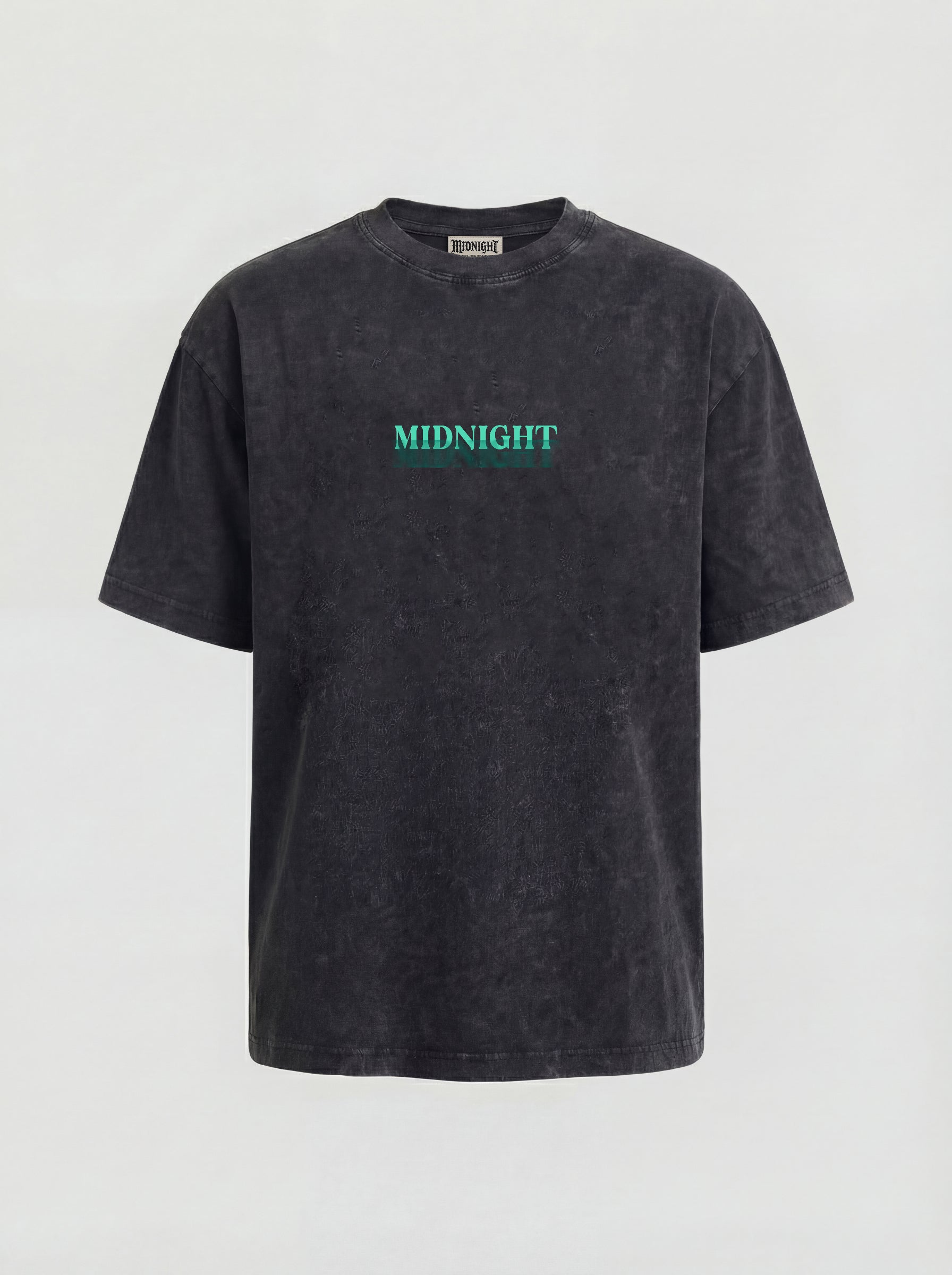 WASHED T-SHIRT "PSYCHOTIC" - DARK GREY