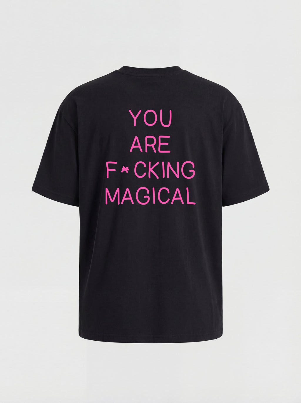 T-SHIRT ESSENTIAL  "F*CKING MAGICAL" - NERO
