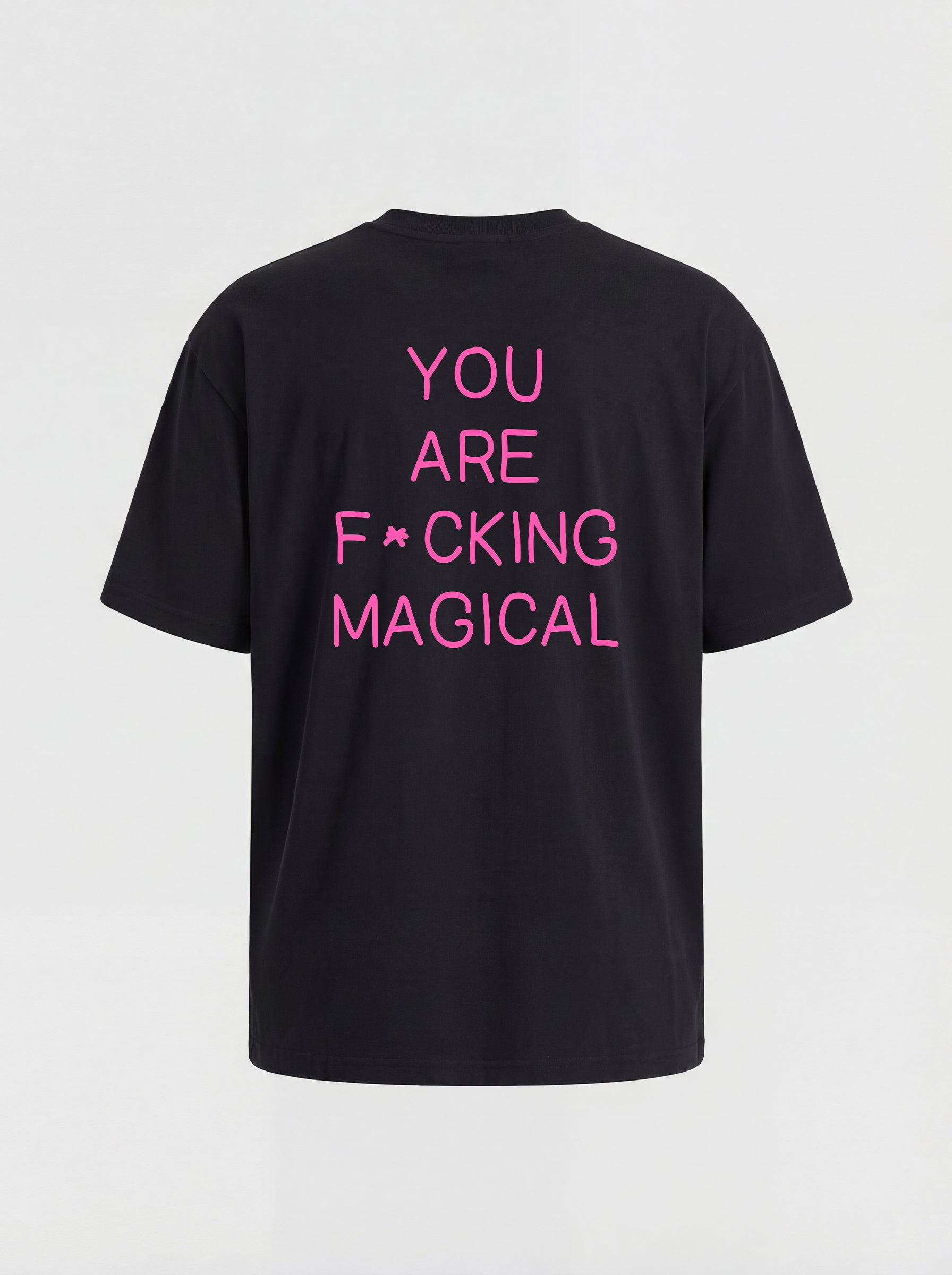 T-SHIRT ESSENTIAL  "F*CKING MAGICAL" - NERO